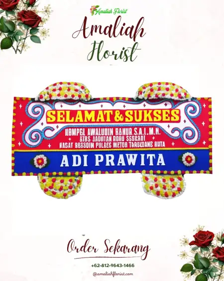 Papan Bunga Ucapan Selamat Pakulonan